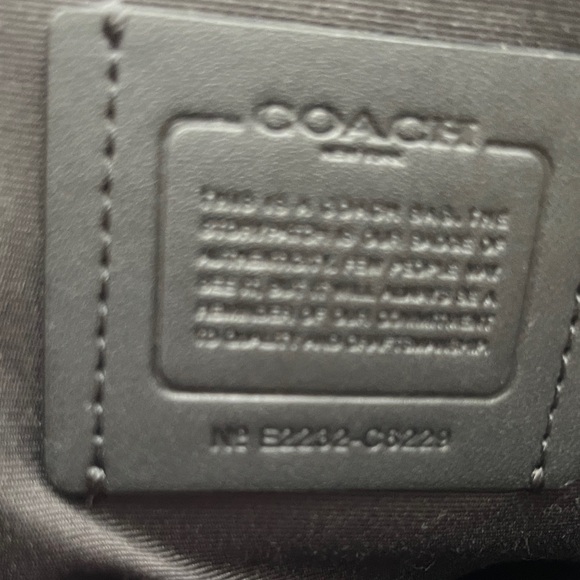 Coach Black Leather Shoulder Bag - Picture 4 of 5